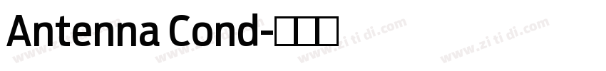 Antenna Cond字体转换